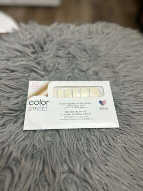 Color Street Swiss and Tell Nail Polish Strips